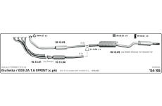 Výfukový systém IMASAF 502000206