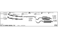 Výfukový systém IMASAF 504000012