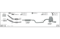 Výfukový systém IMASAF 504000015