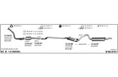 Výfukový systém IMASAF 504000113