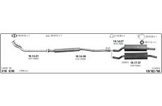 Výfukový systém IMASAF 511000016