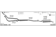 Výfukový systém IMASAF 511000030