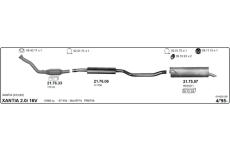 Výfukový systém IMASAF 514000158