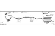 Výfukový systém IMASAF 514000215