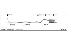 Výfukový systém IMASAF 524000169