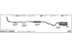 Výfukový systém IMASAF 524000204