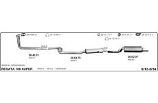 Výfukový systém IMASAF 524000215