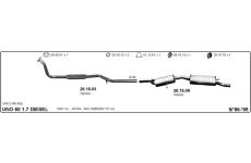 Výfukový systém IMASAF 524000346