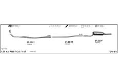 Výfukový systém IMASAF 524000375