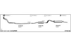 Výfukový systém IMASAF 524000387