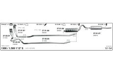 Výfukový systém IMASAF 524000430