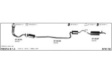 Výfukový systém IMASAF 525000117