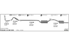 Výfukový systém IMASAF 525000166