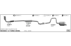 Výfukový systém IMASAF 525000264