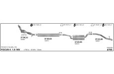 Výfukový systém IMASAF 525000382