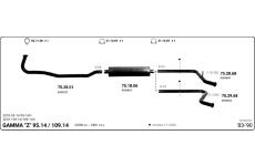 Výfukový systém IMASAF 539000090