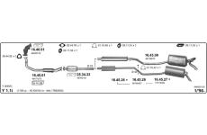 Výfukový systém IMASAF 546000130