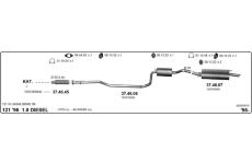 Výfukový systém IMASAF 552000015