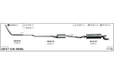 Výfukový systém IMASAF 553000086