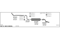 Výfukový systém IMASAF 553000190