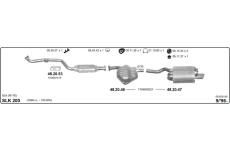 Výfukový systém IMASAF 553000195