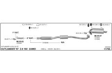 Výfukový systém IMASAF 555000062