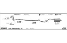 Výfukový systém IMASAF 558000024