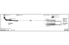 Výfukový systém IMASAF 561000030