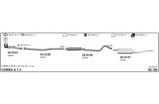 Výfukový systém IMASAF 561000178