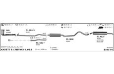 Výfukový systém IMASAF 561000258