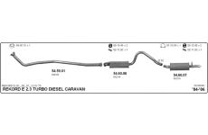 Výfukový systém IMASAF 561000341