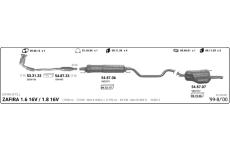 Výfukový systém IMASAF 561000387