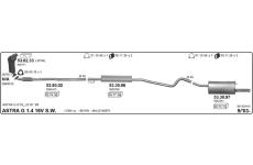 Výfukový systém IMASAF 561000415