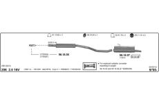 Výfukový systém IMASAF 563000101