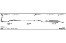 Výfukový systém IMASAF 563000123