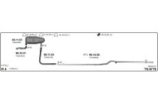 Výfukový systém IMASAF 566000107