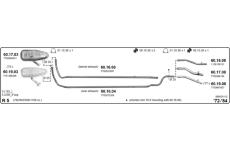 Výfukový systém IMASAF 566000112