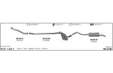 Výfukový systém IMASAF 566000185