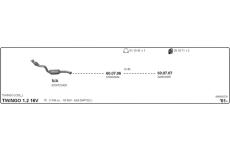 Výfukový systém IMASAF 566000279