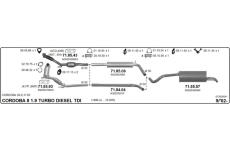 Výfukový systém IMASAF 573000041