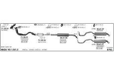 Výfukový systém IMASAF 573000050