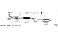 Výfukový systém IMASAF 573000058