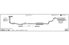 Výfukový systém IMASAF 579000064