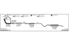 Výfukový systém IMASAF 587000055