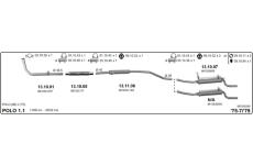 Výfukový systém IMASAF 587000285