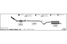 Výfukový systém IMASAF 587000326