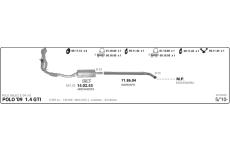 Výfukový systém IMASAF 587000491