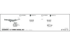 Výfukový systém IMASAF 603000025