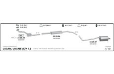 Výfukový systém IMASAF 603000029