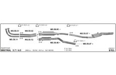 Výfukový systém IMASAF 809000017